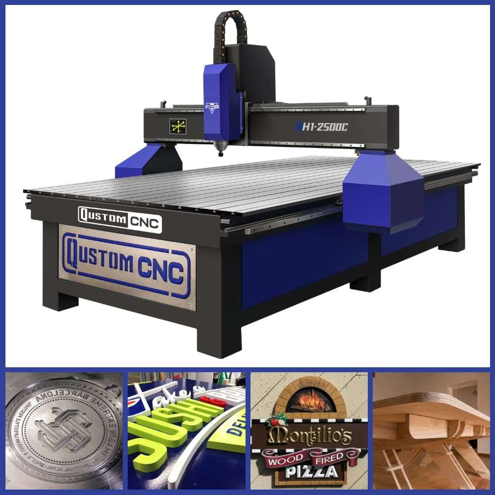 Router CNC H1-2500C | Qustom CNC - Qustom CNC U.S.