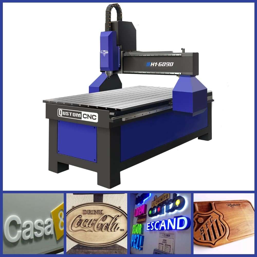 Router CNC H1-6090C | Qustom CNC - Qustom CNC U.S.